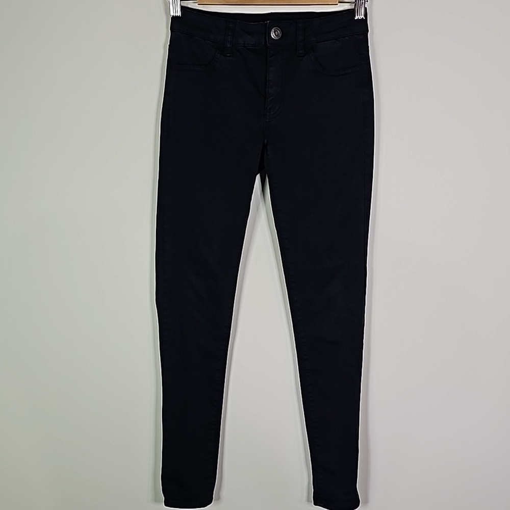 American Eagle black size 0 high rise jeggings